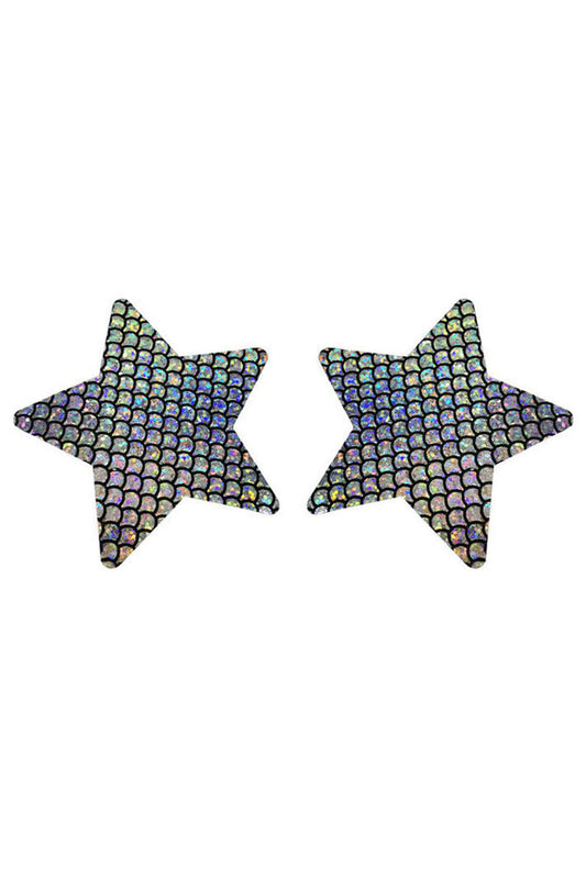 Mermaid Scale Star Pasties