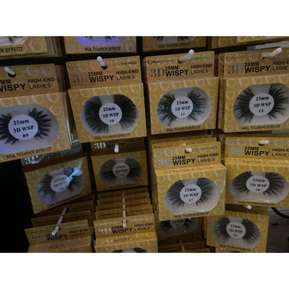 RetroTress 3D 25mm Wispy High-End Lashes Mink Matte 100% HAND MADE Eyelashes Bulk